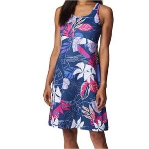 Columbia Women's Mini Dress - Blue, Pink, White Floral